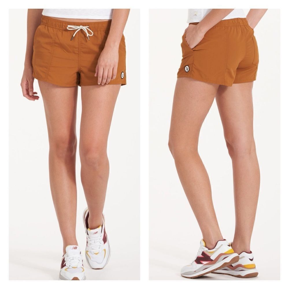 NWT Vuori Sunwashed Shorts in Tumeric L